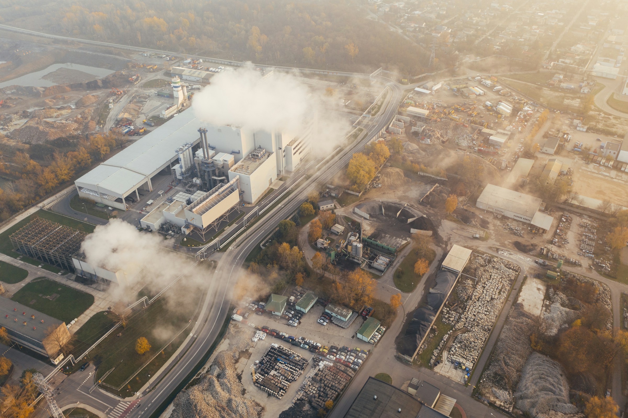 Fabrikanlage Kohlenstoff Co2
