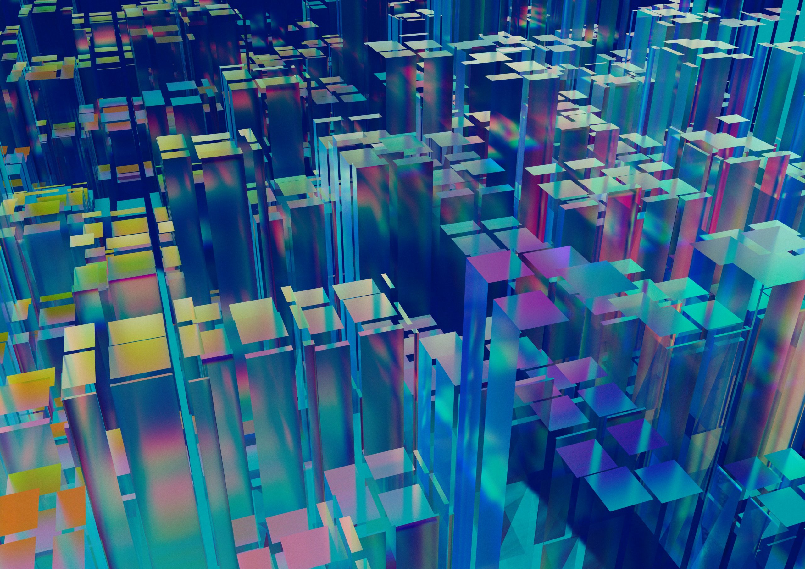 KI Künstliche Intelligenz Datennetzwerk bunt